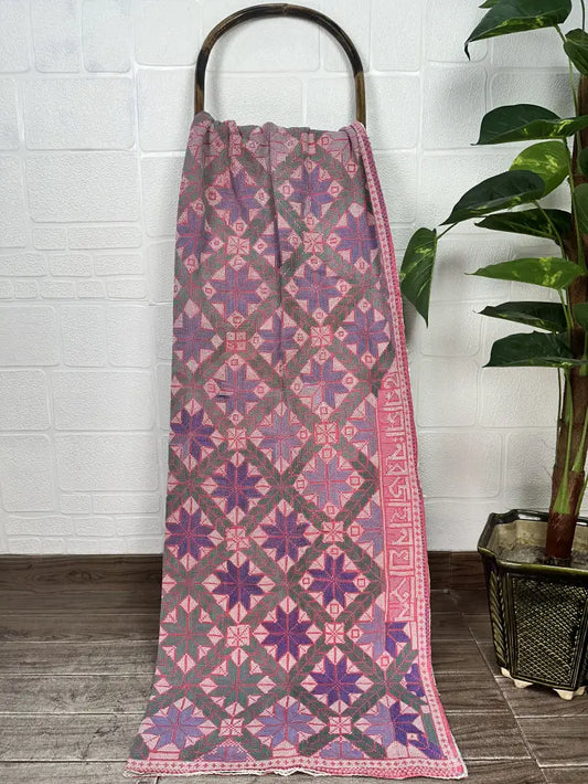 Hand Embroidery Vintage Throw Sofa Cover Bedspread Blanket Style 1537