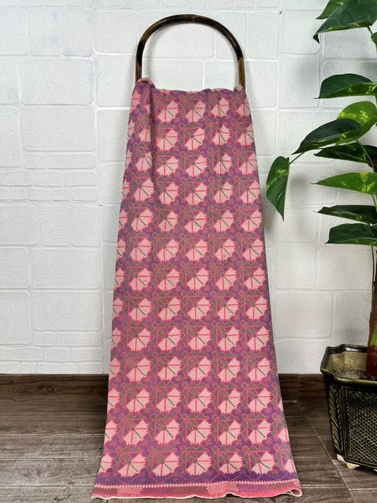 Vintage Style Cotton Handwoven Dhurrie Rug - 6ft by 4ft