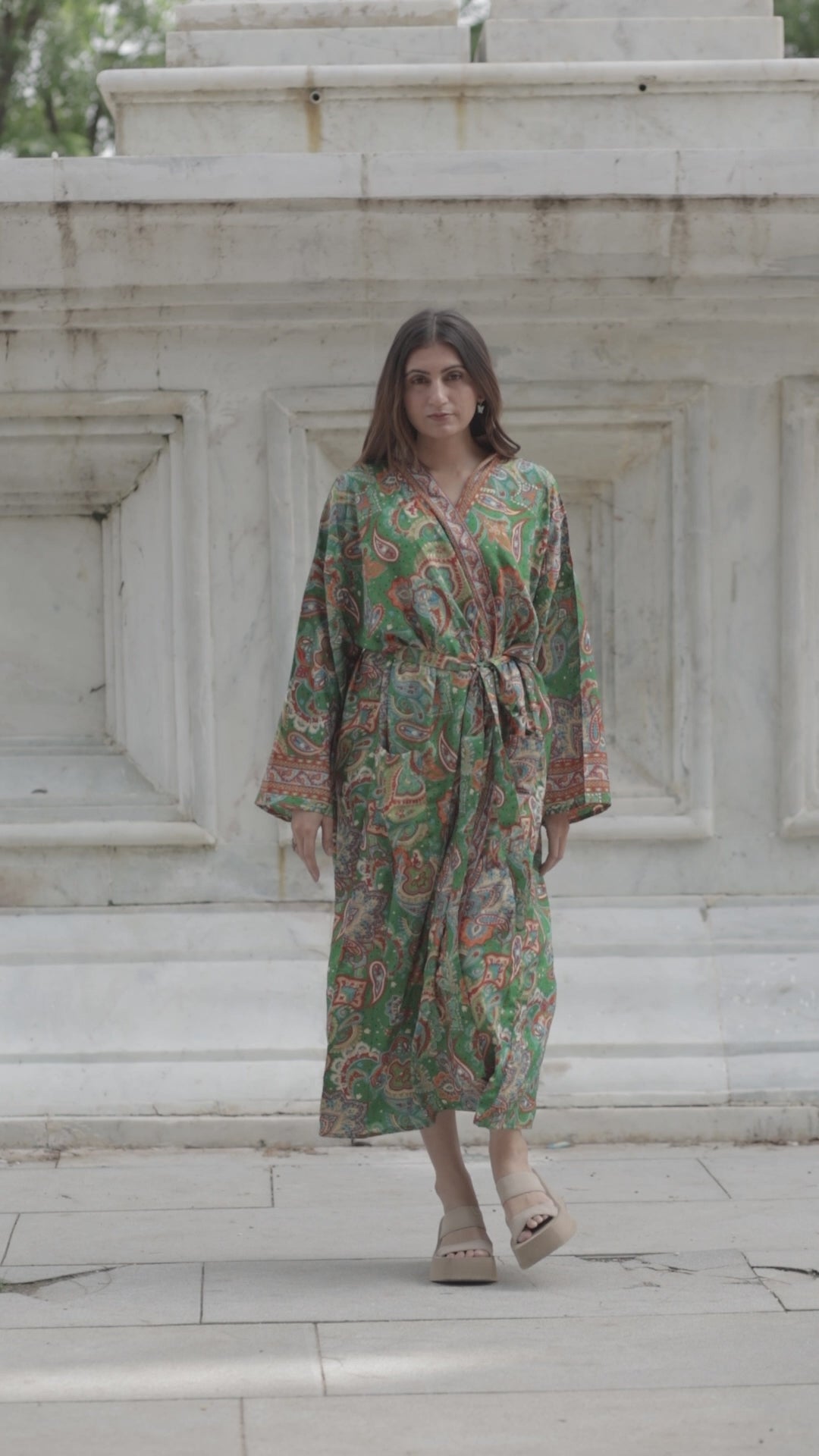 Luxury Silk Blend Kimono for Women | Long Dressing Gown, Soft Breathable Loungewear, Sleepwear, Bridesmaid & Beach Resort Wear Gift for Her