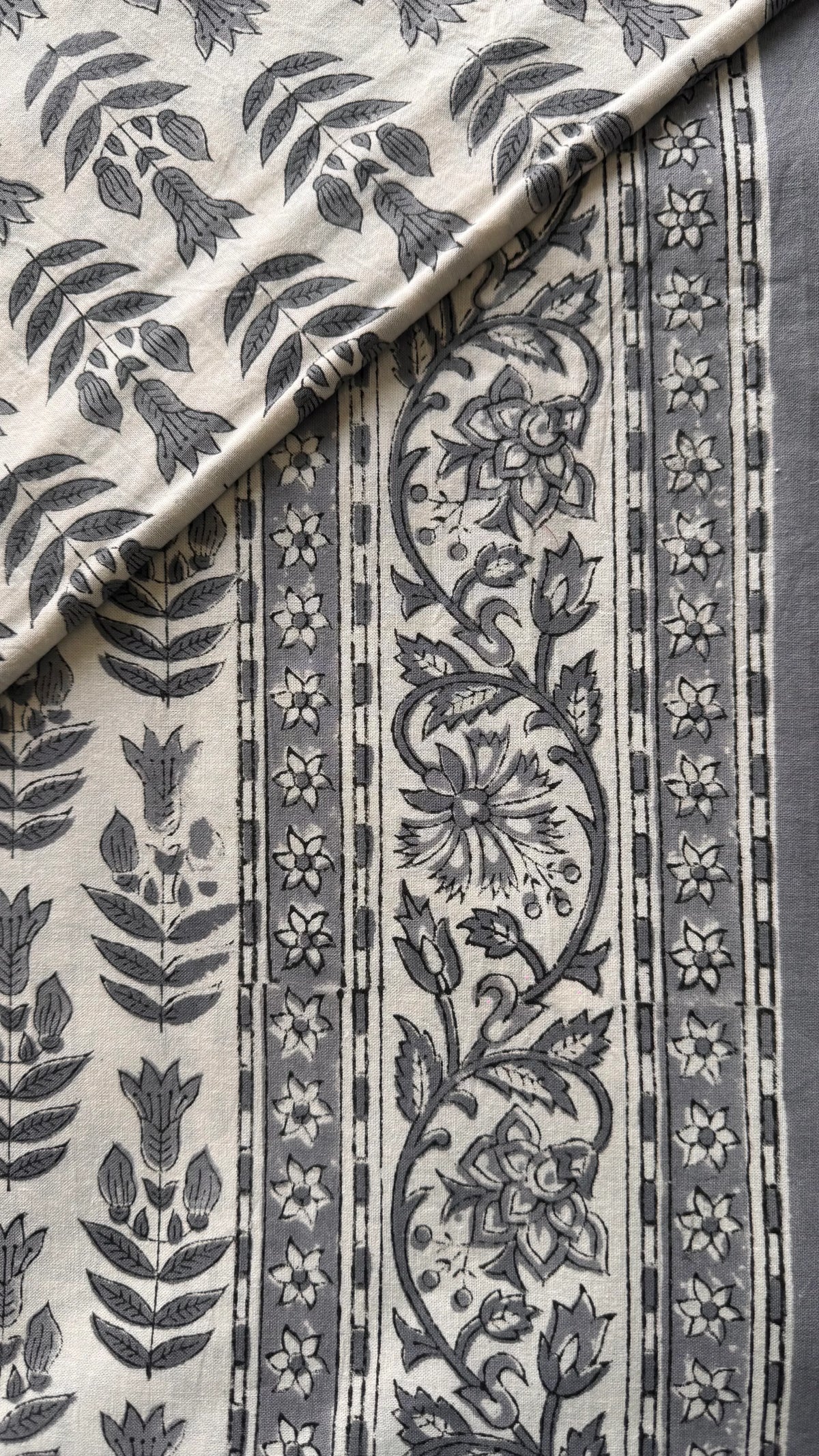 Pure Soft Cotton Bedsheet with Pillow Covers | Hand Block Printed Jaipuri Floral, Queen King Size, Summer Bedspread, Boho Gift Set Decor Art