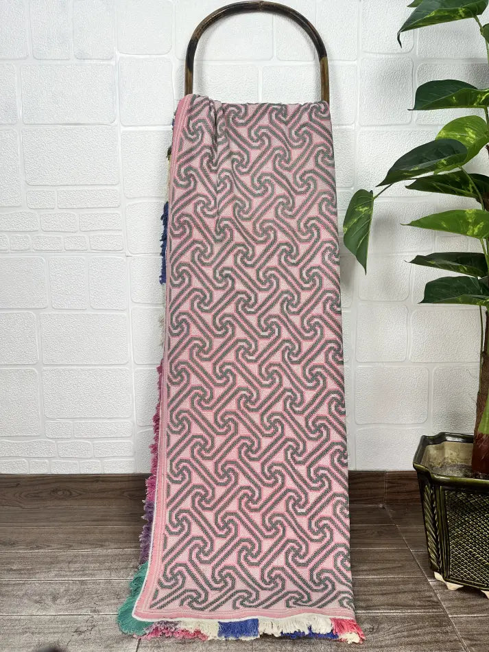 Hand Embroidery Vintage Throw Sofa Cover Bedspread Blanket Style 1536