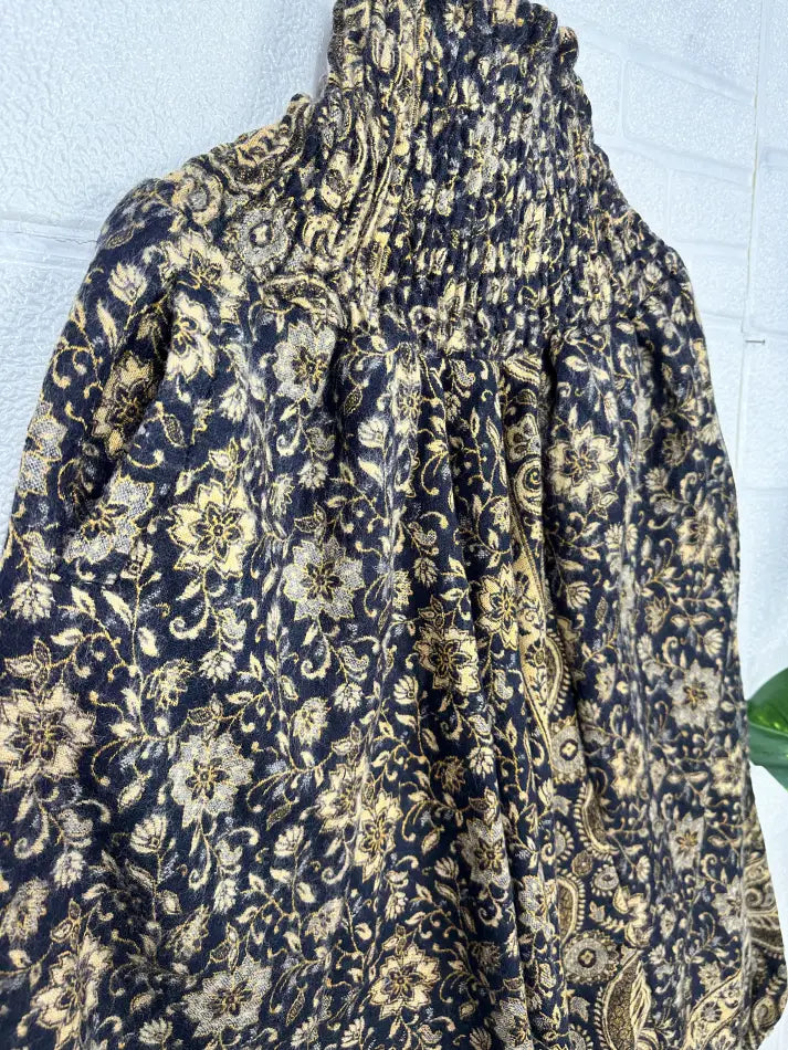Pyjama de maison d'hiver unisexe, mélange de laine de Yak de luxe, motif cachemire, cordon de serrage, élégant, chaud et confortable, châle doux et confortable
