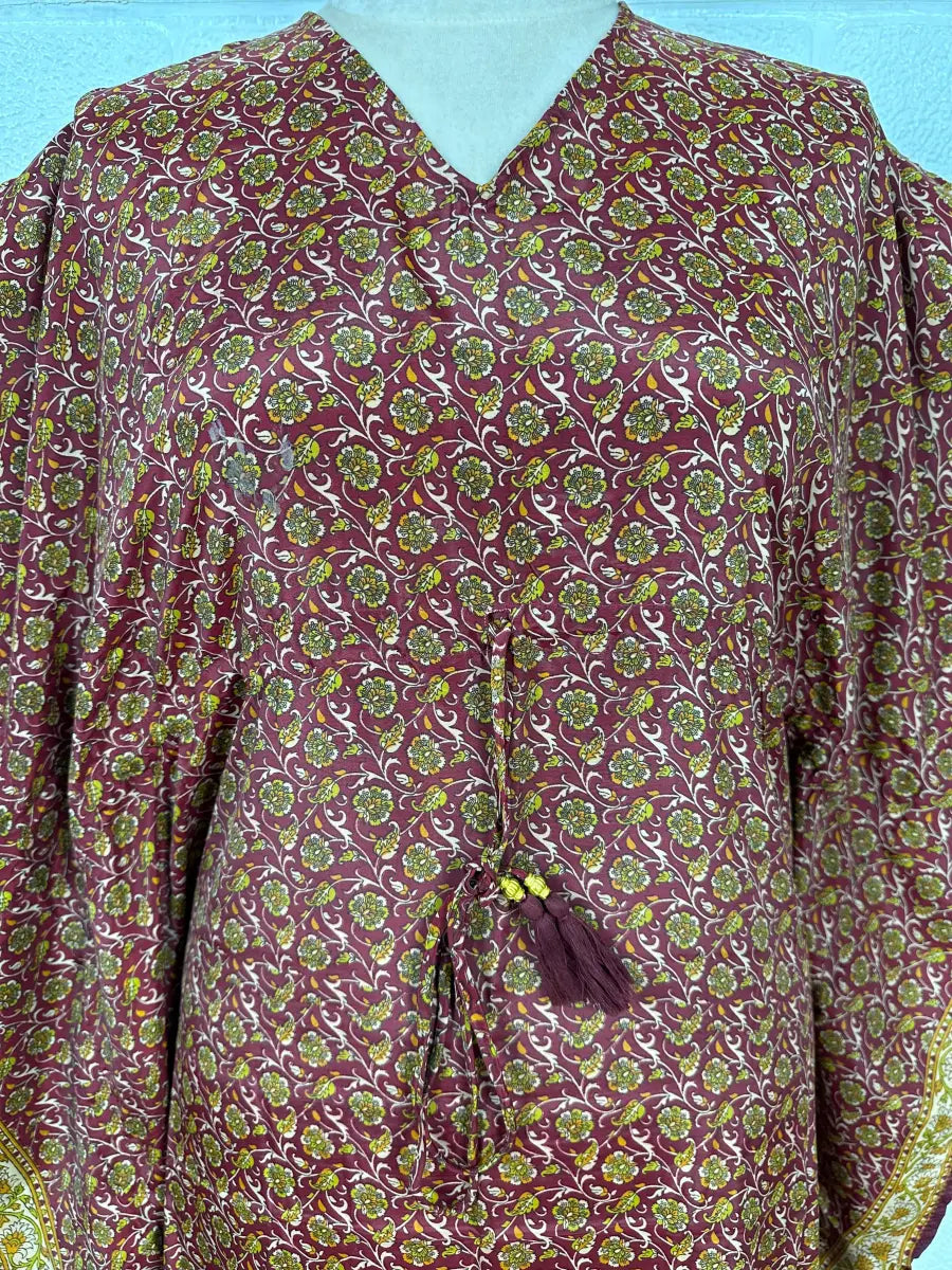 Women's Silk Blend Long Kaftan