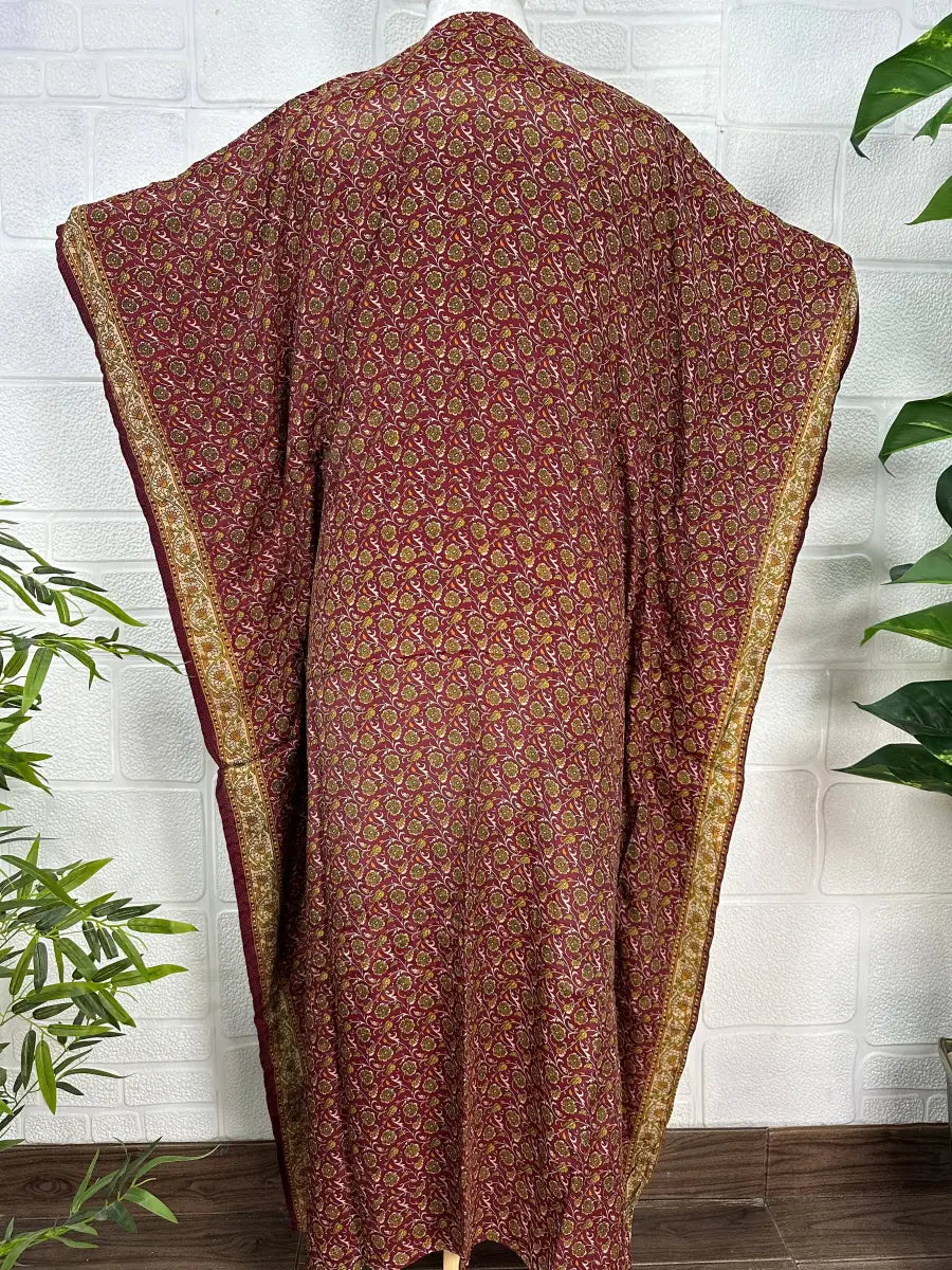Women's Silk Blend Long Kaftan