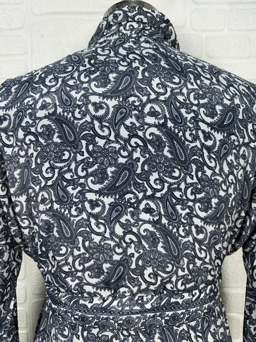Men's Silk Long Kimono Robe