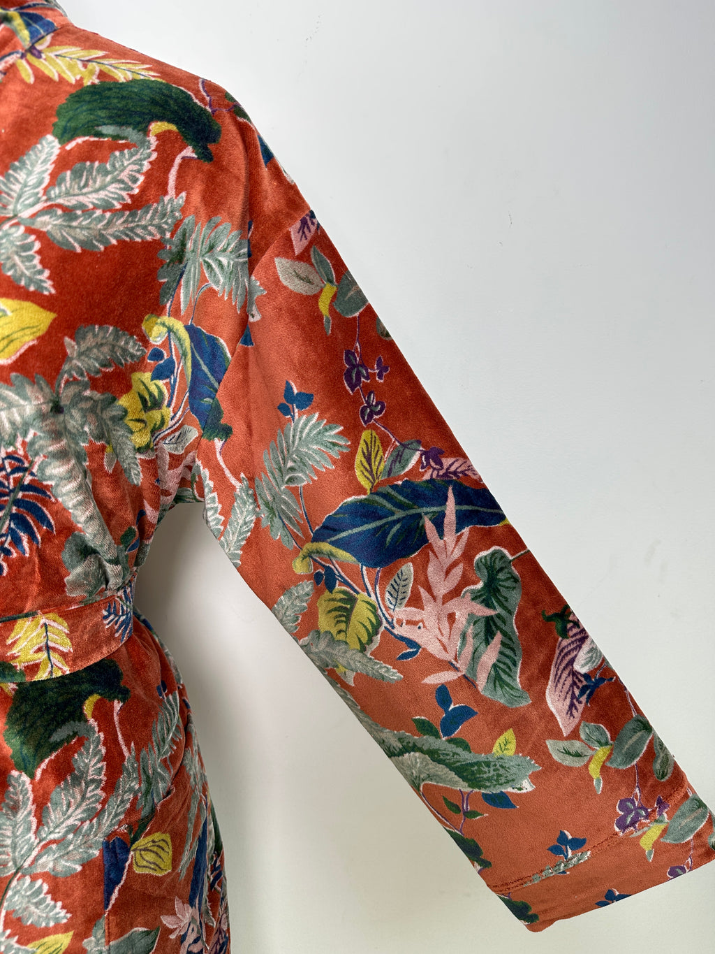 Velvet Women Kimono Robe | Boho Dressing Gown Reversible With Lining | Womens Clothing Bridal Robe Spa Gift For Her, Smoking Jacket For Her
