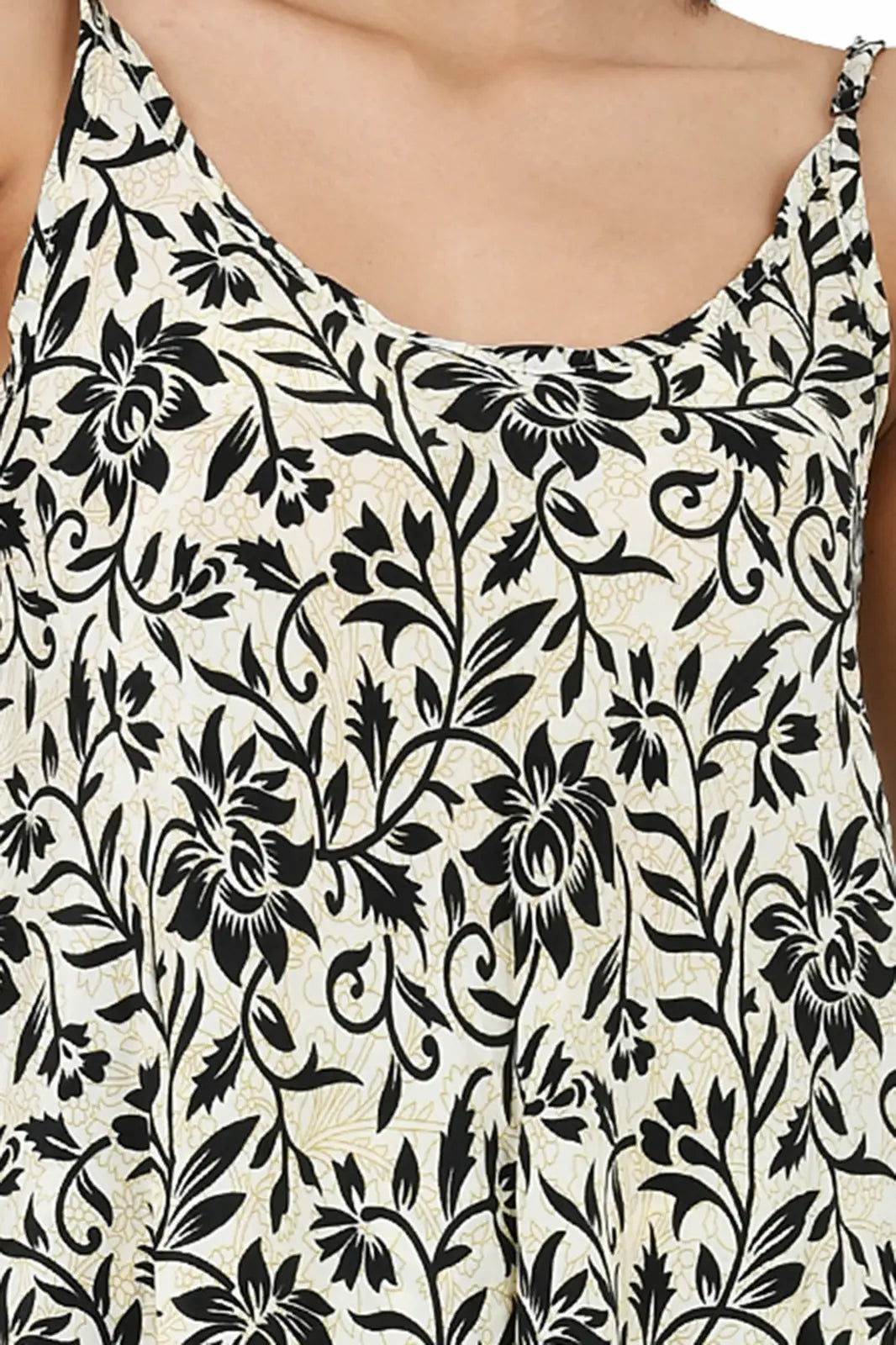 Silk Sari Women Kimono Cami Set | One Size Pastel Ivory Black Floral Relax Wear Camisole