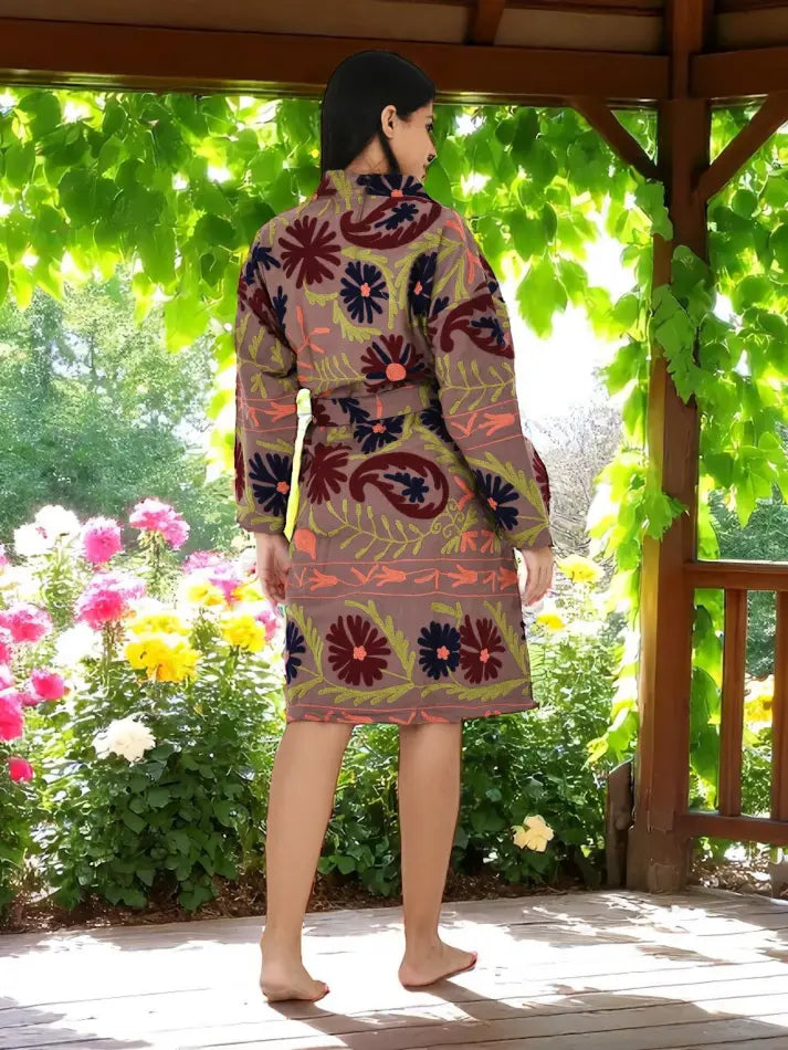 Women's Suzani embroidered Cotton Jacket
