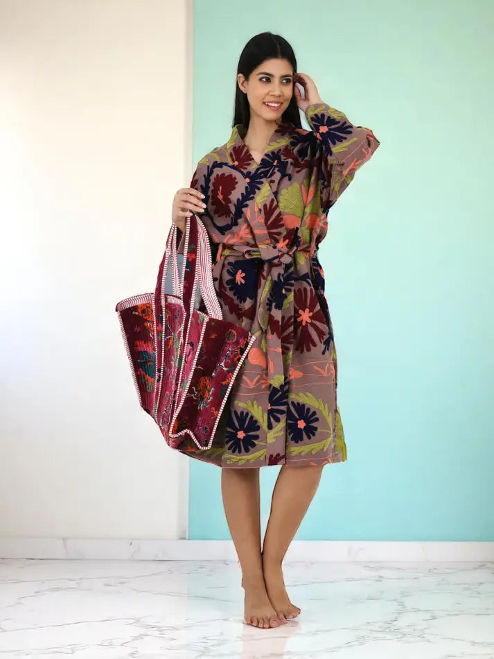 Women's Suzani embroidered Cotton Jacket