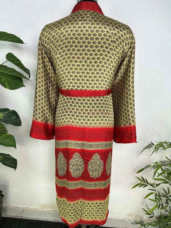 Silky Soft Mens Kimono Robe | Masculine Elegant Classic Sustainable Vintage House Robe gift, Timeless Comfy Lounge Beach Cover Up, Nightwear