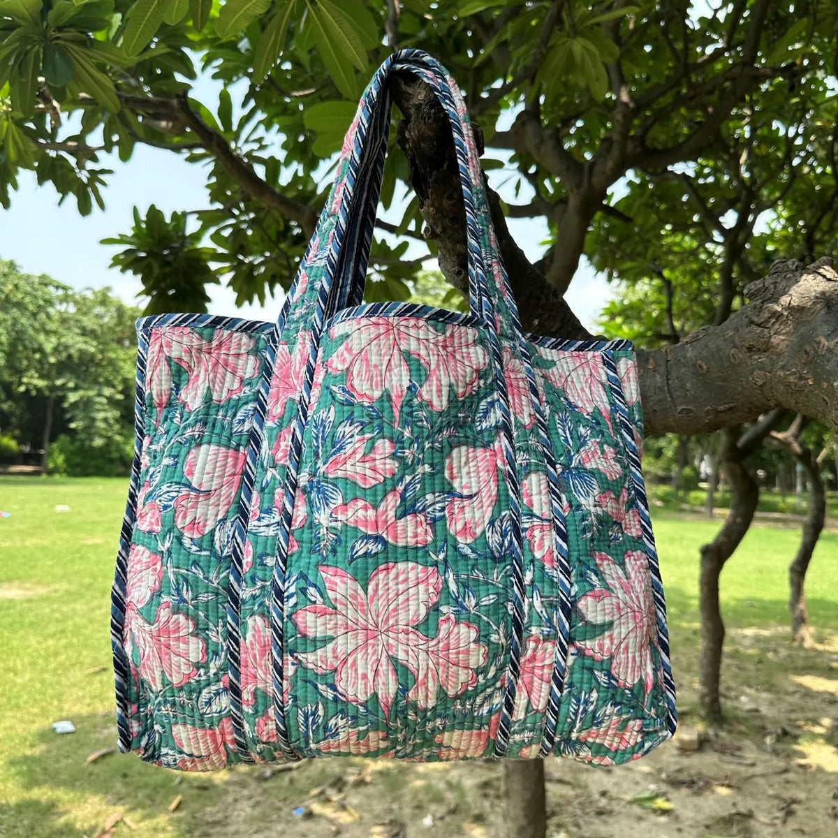 Personalised Tote Bag | Cotton Quilted Weekender Bag Strap, Bridesmaid Proposal Shoulder Bag, Bridesmaid Gift For Her, Travel Accessories