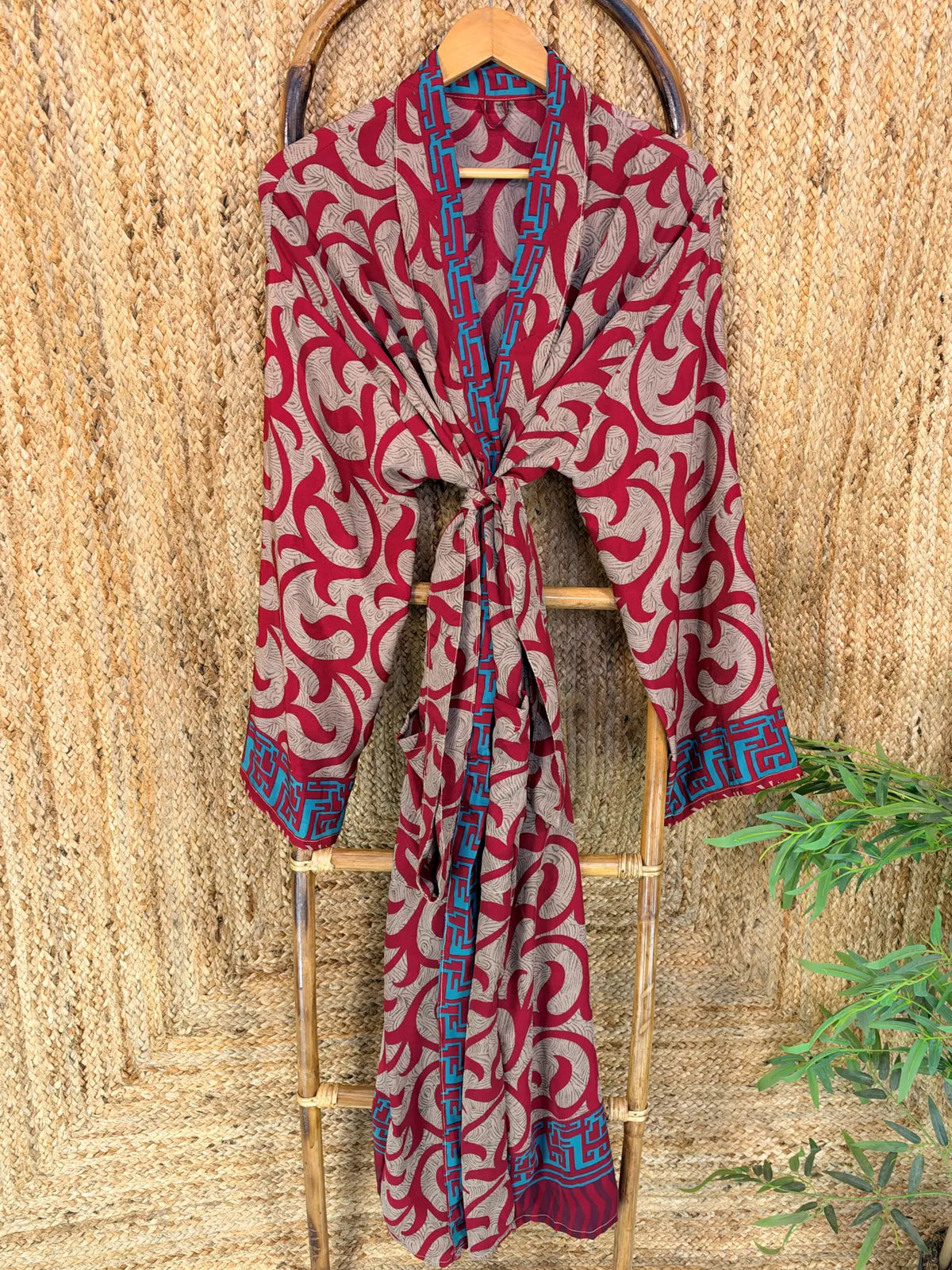 Silky Soft Mens Kimono Robe | Masculine Elegant Classic Sustainable Vintage House Robe gift, Timeless Comfy Lounge Beach Cover Up, Nightwear
