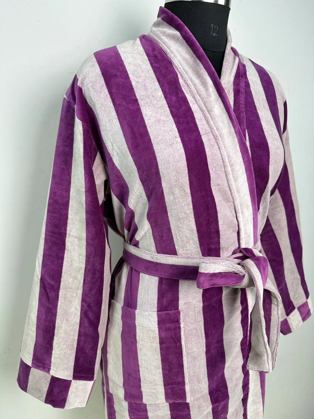 Cozy Velvet Womens Kimono | Boho Dressing Gown Reversible With Lining, Womens Clothing, Bridal Robe, Smoking Jacket For Her, Gift For Her