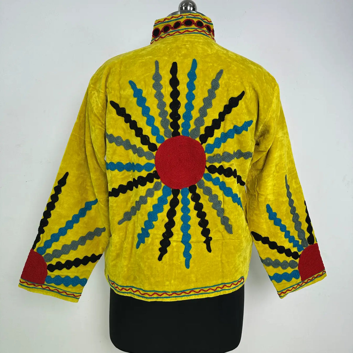 Women's Suzani embroidered Velvet Jacket