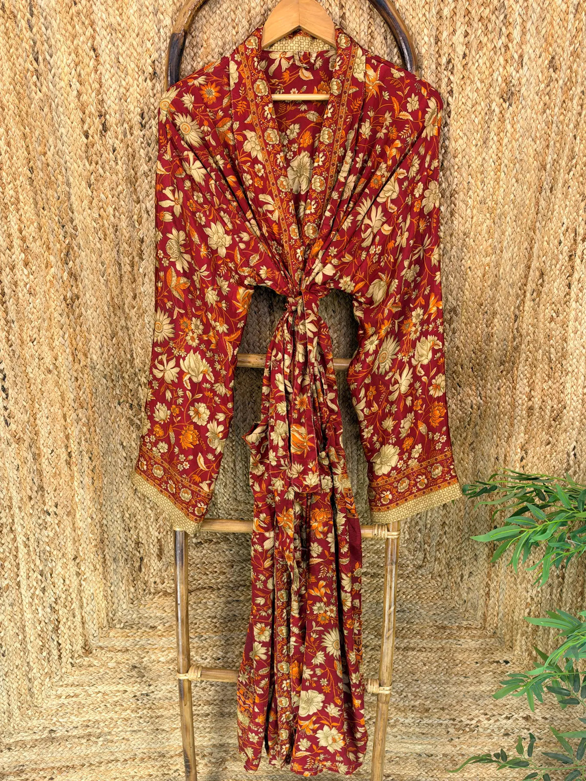 Silky Soft Mens Kimono Robe | Masculine Elegant Classic Sustainable Vintage House Robe gift, Timeless Comfy Lounge Beach Cover Up, Nightwear