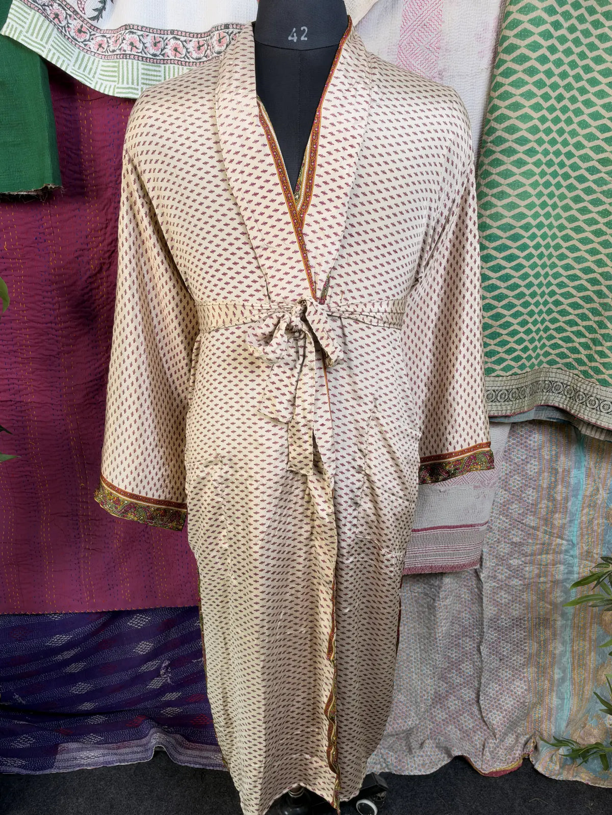 Silky Soft Mens Kimono Robe | Masculine Elegant Classic Sustainable Vintage House Robe gift, Timeless Comfy Lounge Beach Cover Up, Nightwear