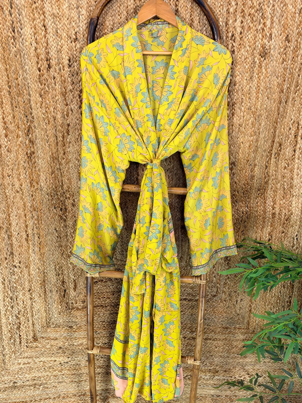 Silky Soft Mens Kimono Robe | Masculine Elegant Classic Sustainable Vintage House Robe gift, Timeless Comfy Lounge Beach Cover Up, Nightwear