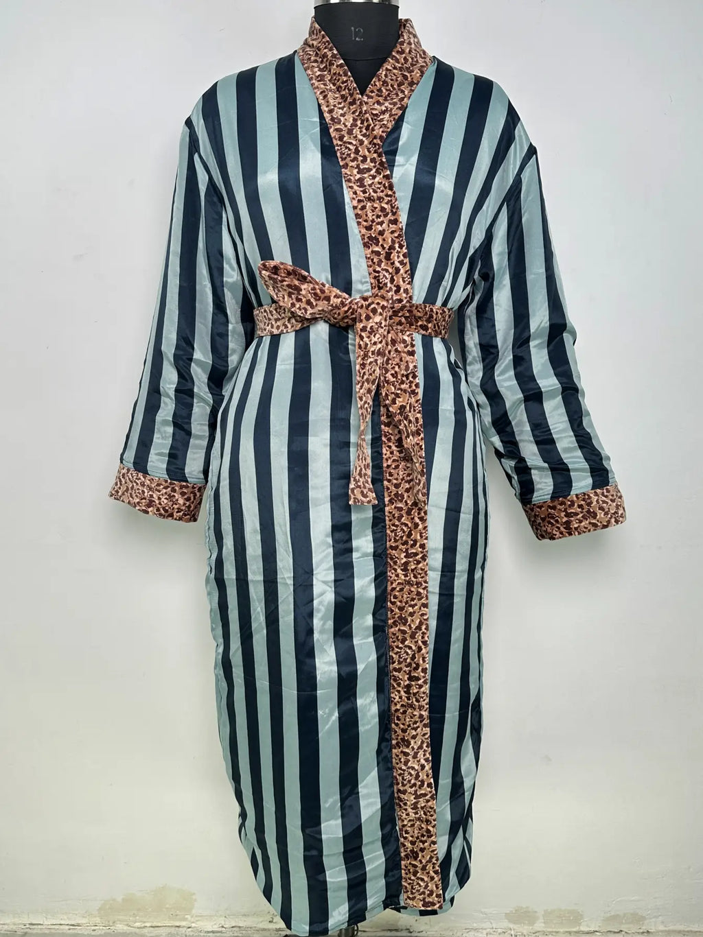 Velvet Womens Kimono Boho Robe | Dressing Gown Reversible With Lining, Kimono Womens Clothing Bridal Robe, Smoking Jacket For Her Spa Gift