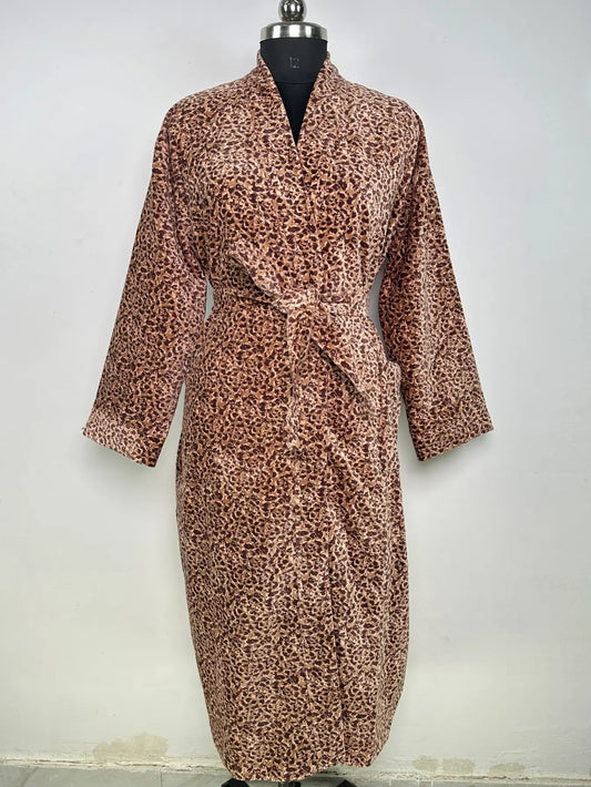 Velvet Womens Kimono Boho Robe | Dressing Gown Reversible With Lining, Kimono Womens Clothing Bridal Robe, Smoking Jacket For Him Spa Gift