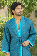 Silky Soft Mens Kimono Robe | Masculine Elegant Classic Sustainable Vintage House Robe gift, Timeless Comfy Lounge Beach Cover Up, Nightwear