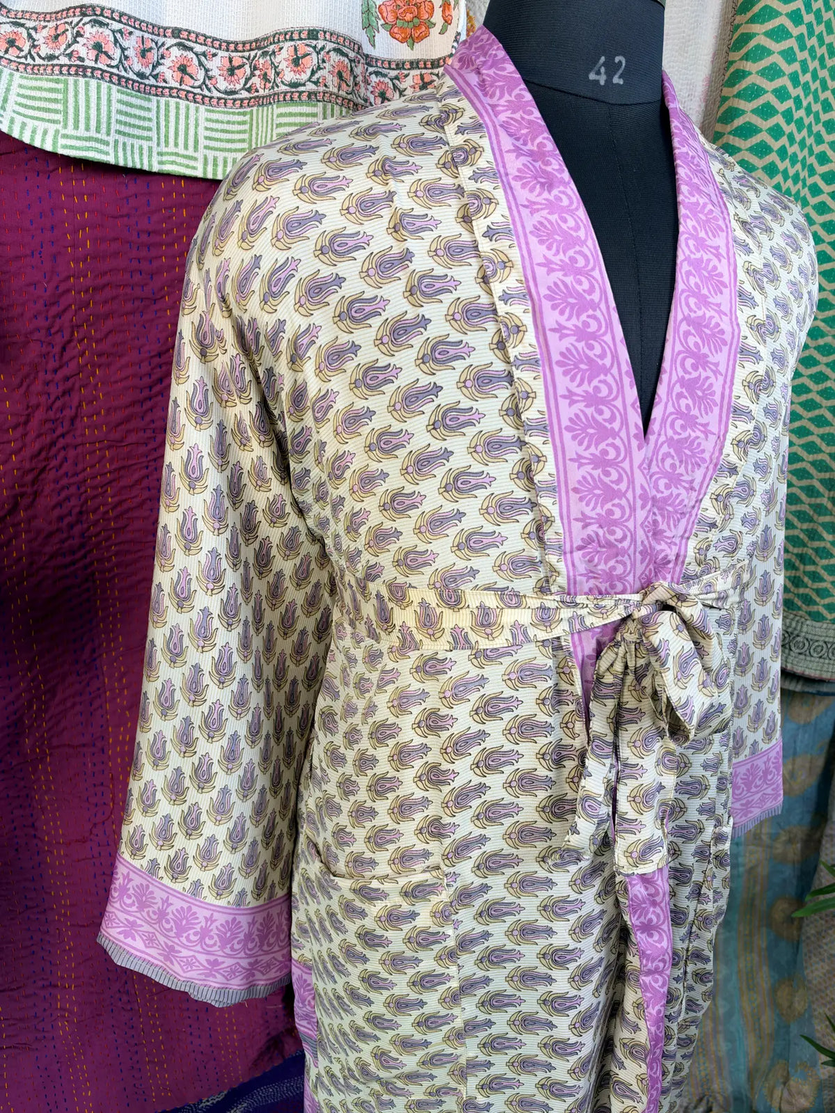 Silky Soft Mens Kimono Robe | Masculine Elegant Classic Sustainable Vintage House Robe gift, Timeless Comfy Lounge Beach Cover Up, Nightwear