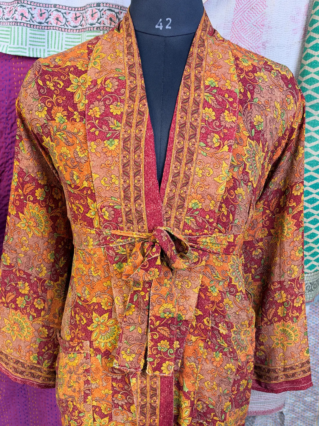 Silky Soft Mens Kimono Robe | Masculine Elegant Classic Sustainable Vintage House Robe gift, Timeless Comfy Lounge Beach Cover Up, Nightwear
