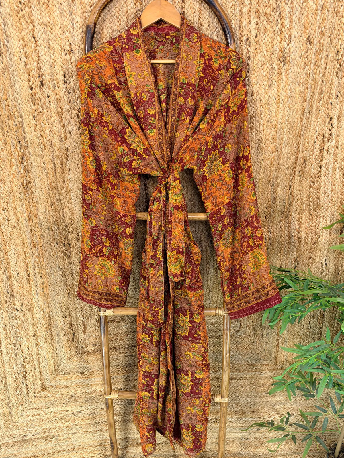 Silky Soft Mens Kimono Robe | Masculine Elegant Classic Sustainable Vintage House Robe gift, Timeless Comfy Lounge Beach Cover Up, Nightwear
