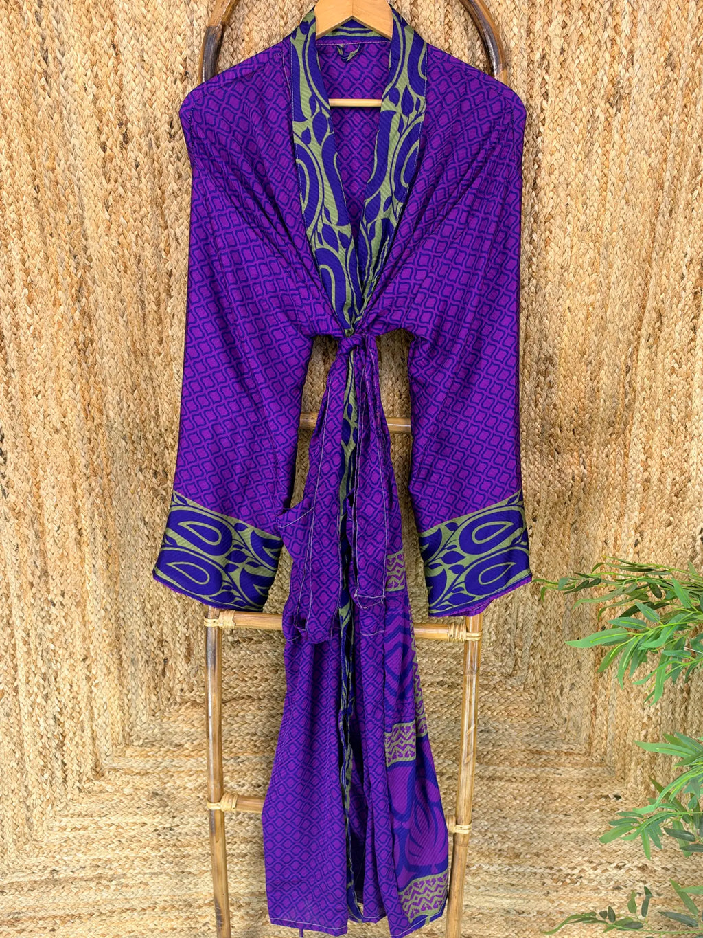 Silky Soft Mens Kimono Robe | Masculine Elegant Classic Sustainable Vintage House Robe gift, Timeless Comfy Lounge Beach Cover Up, Nightwear