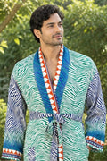 Silky Soft Mens Kimono Robe | Masculine Elegant Classic Sustainable Vintage House Robe gift, Timeless Comfy Lounge Beach Cover Up, Nightwear