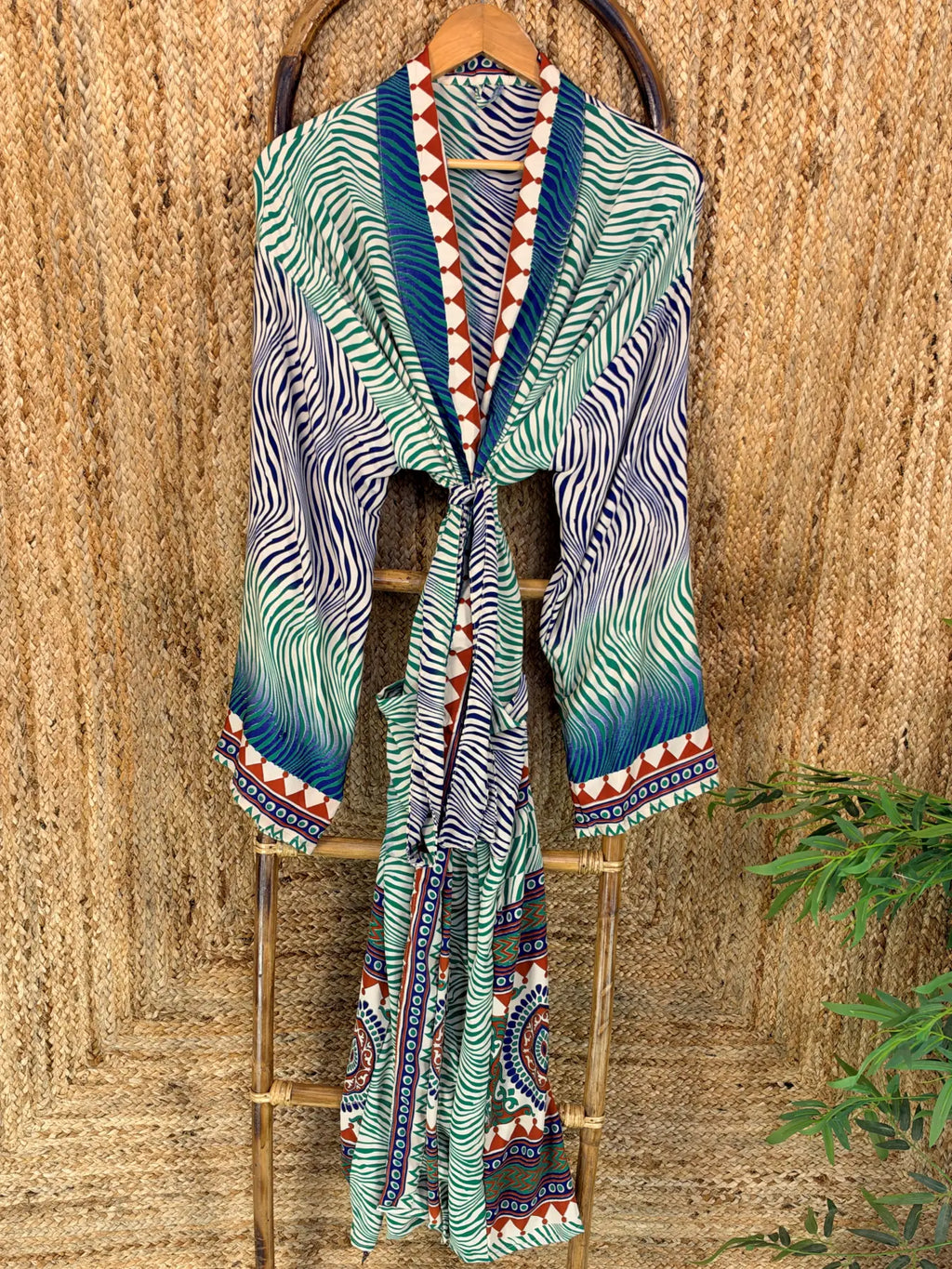 Silky Soft Mens Kimono Robe | Masculine Elegant Classic Sustainable Vintage House Robe gift, Timeless Comfy Lounge Beach Cover Up, Nightwear