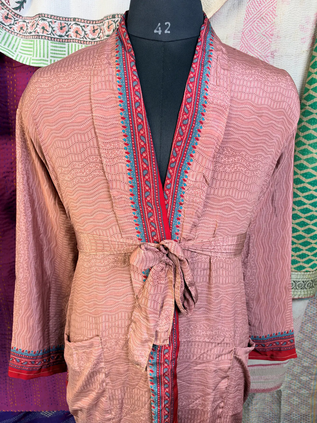 Silky Soft Mens Kimono Robe | Masculine Elegant Classic Sustainable Vintage House Robe gift, Timeless Comfy Lounge Beach Cover Up, Nightwear