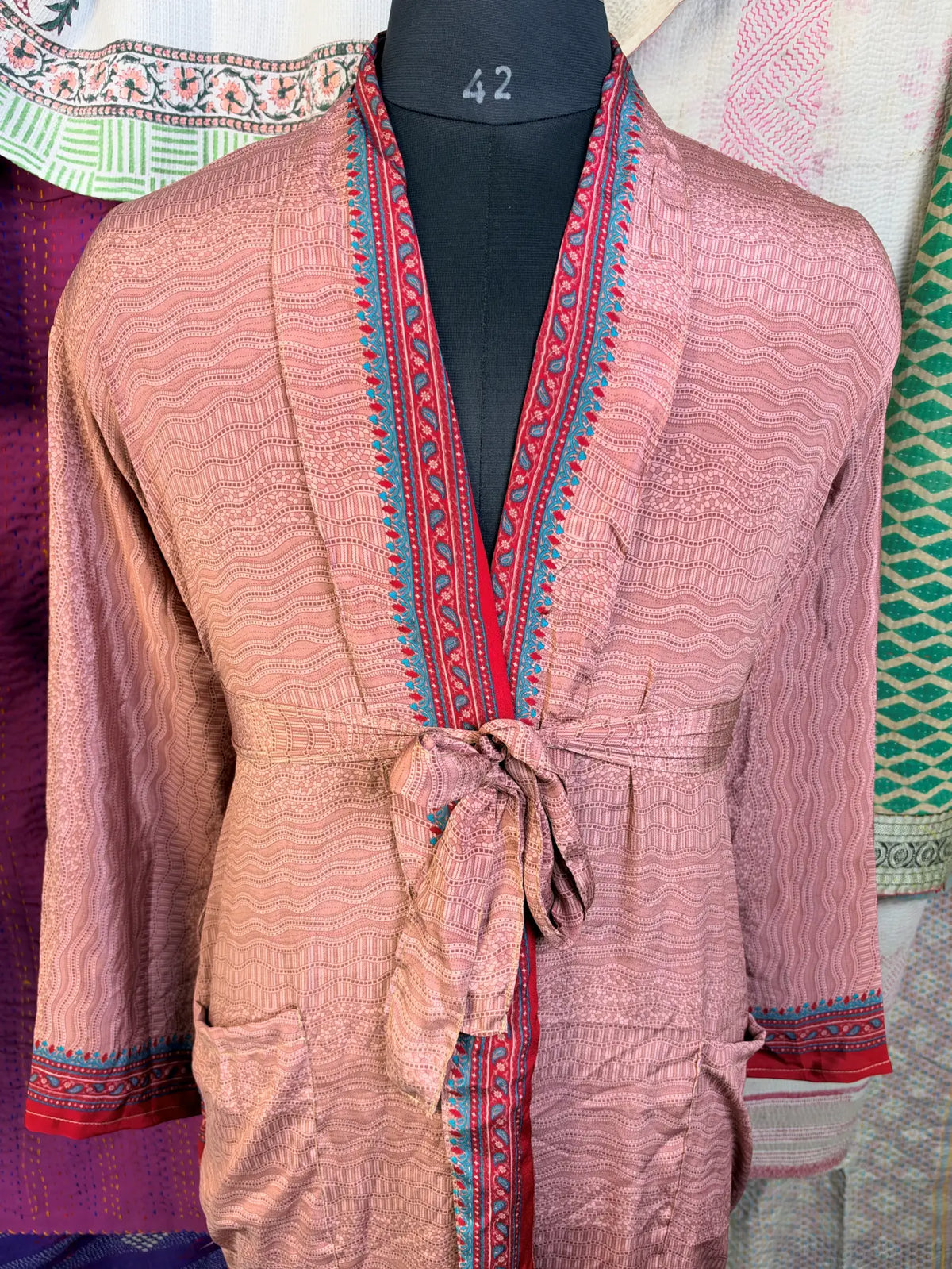 Silky Soft Mens Kimono Robe | Masculine Elegant Classic Sustainable Vintage House Robe gift, Timeless Comfy Lounge Beach Cover Up, Nightwear