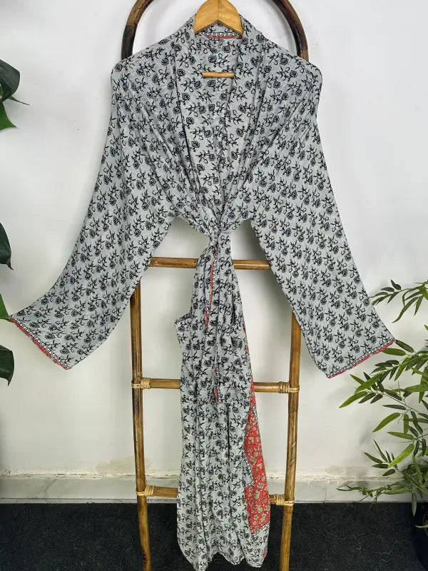 Silky Soft Mens Kimono Robe | Masculine Elegant Classic Sustainable Vintage House Robe gift, Timeless Comfy Lounge Beach Cover Up, Nightwear
