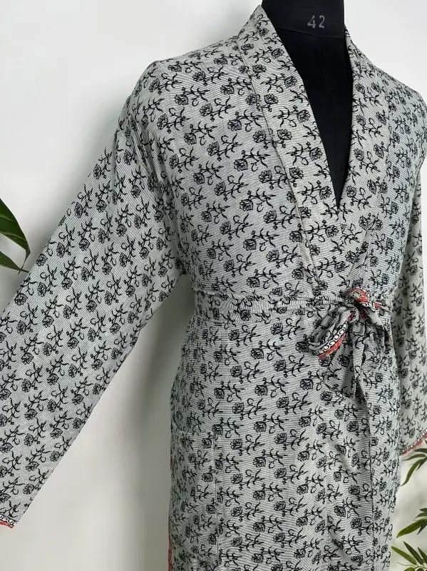 Silky Soft Mens Kimono Robe | Masculine Elegant Classic Sustainable Vintage House Robe gift, Timeless Comfy Lounge Beach Cover Up, Nightwear