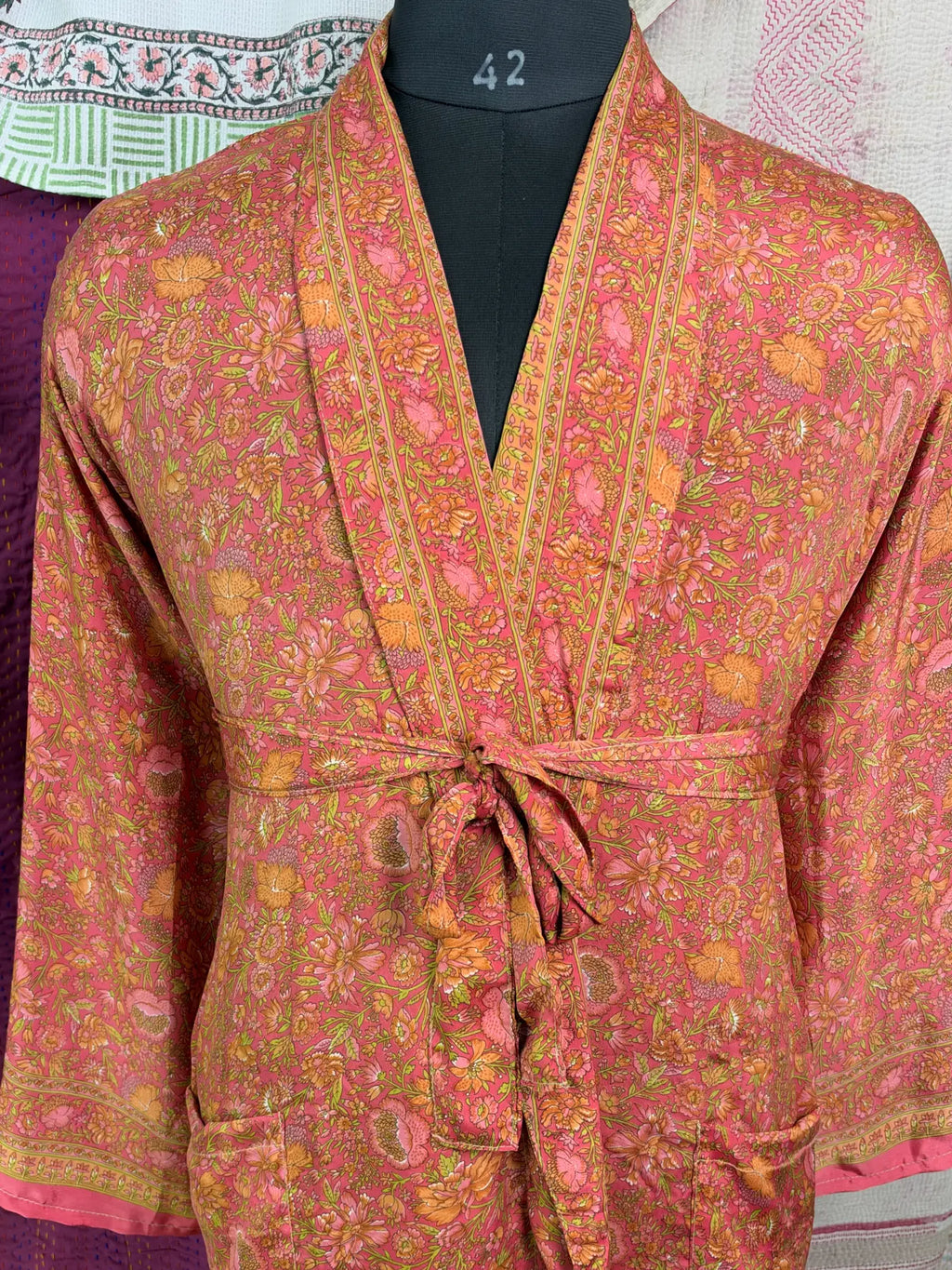 Silky Soft Mens Kimono Robe | Masculine Elegant Classic Sustainable Vintage House Robe gift, Timeless Comfy Lounge Beach Cover Up, Nightwear