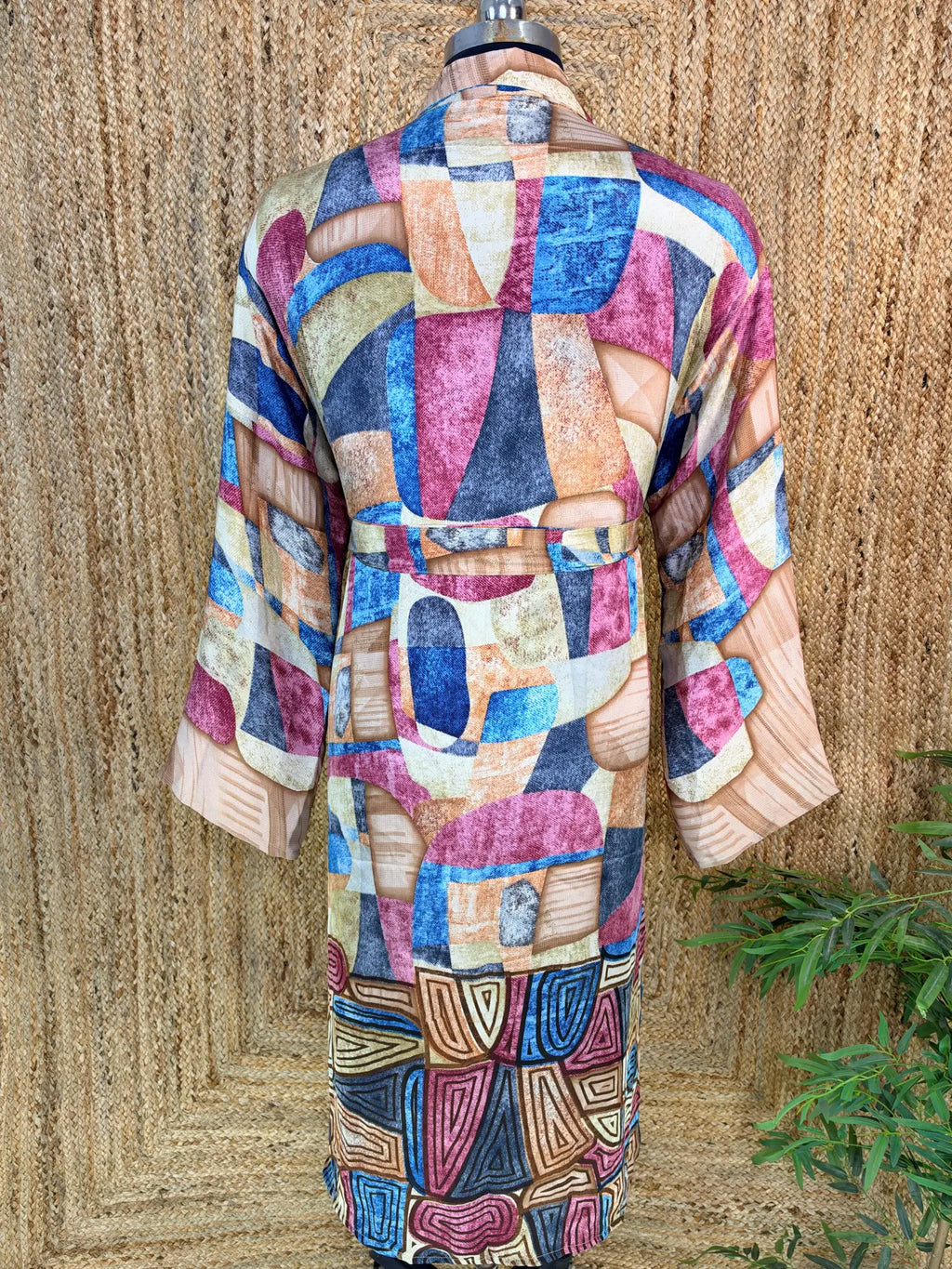 Silky Soft Mens Kimono Robe | Masculine Elegant Classic Sustainable Vintage House Robe gift, Timeless Comfy Lounge Beach Cover Up, Nightwear