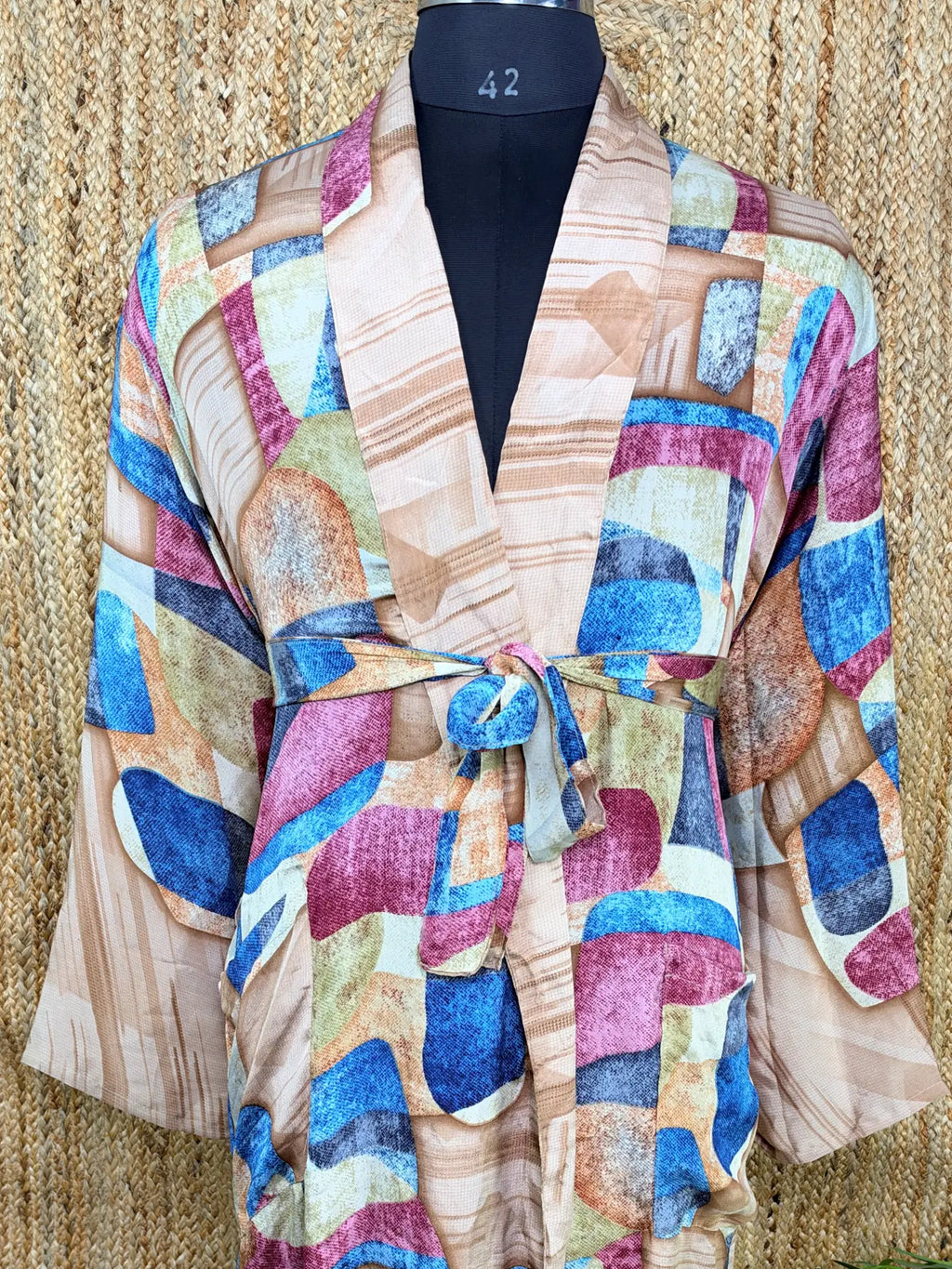 Silky Soft Mens Kimono Robe | Masculine Elegant Classic Sustainable Vintage House Robe gift, Timeless Comfy Lounge Beach Cover Up, Nightwear