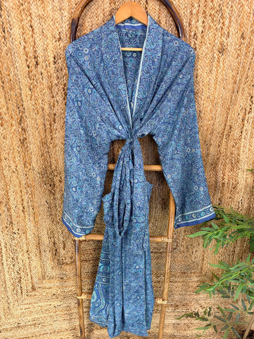 Silky Soft Mens Kimono Robe | Masculine Elegant Classic Sustainable Vintage House Robe gift, Timeless Comfy Lounge Beach Cover Up, Nightwear