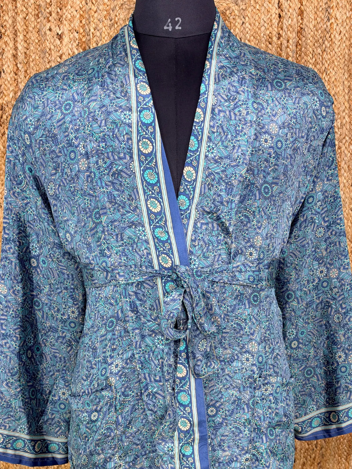 Silky Soft Mens Kimono Robe | Masculine Elegant Classic Sustainable Vintage House Robe gift, Timeless Comfy Lounge Beach Cover Up, Nightwear