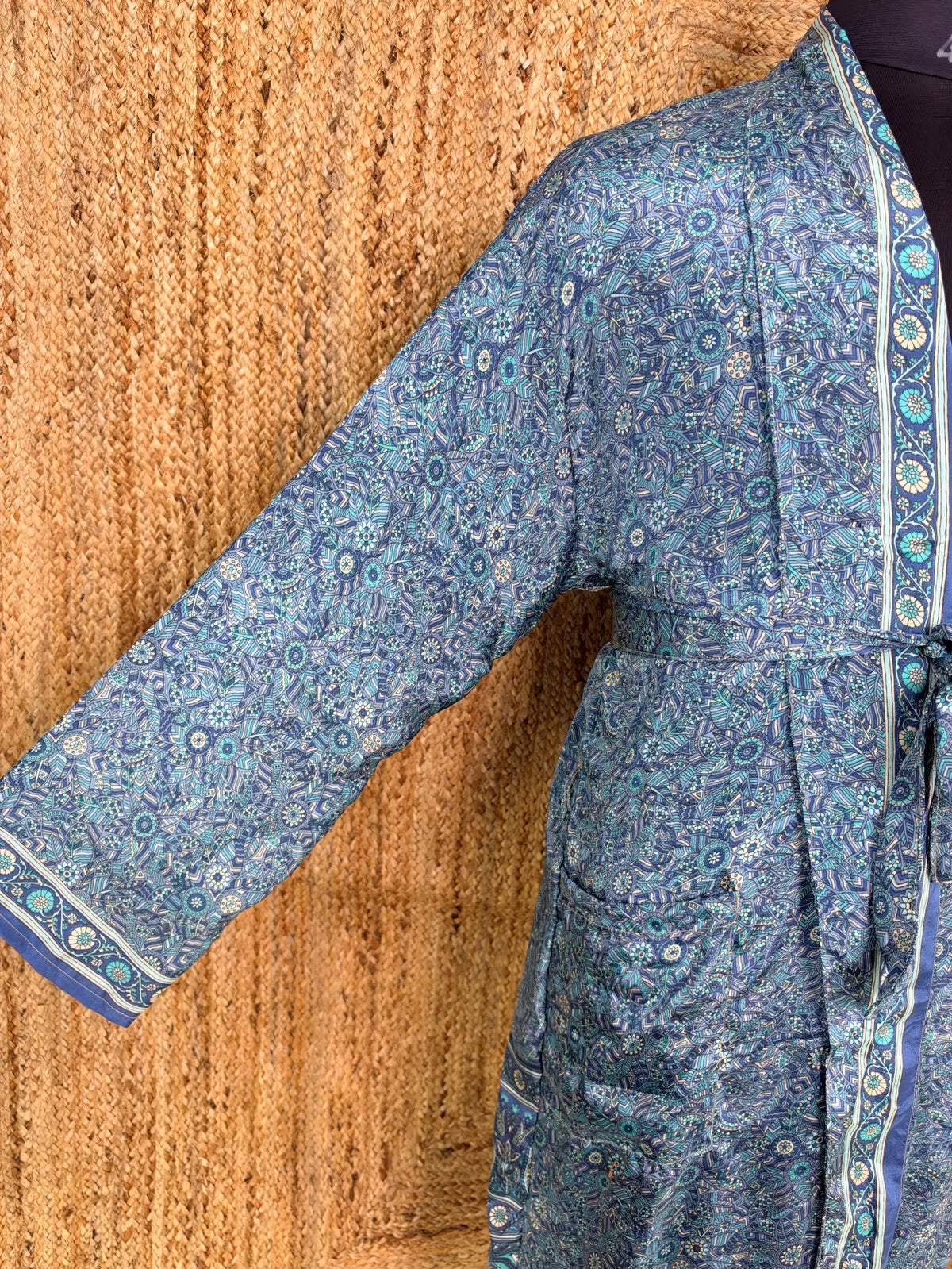 Silky Soft Mens Kimono Robe | Masculine Elegant Classic Sustainable Vintage House Robe gift, Timeless Comfy Lounge Beach Cover Up, Nightwear