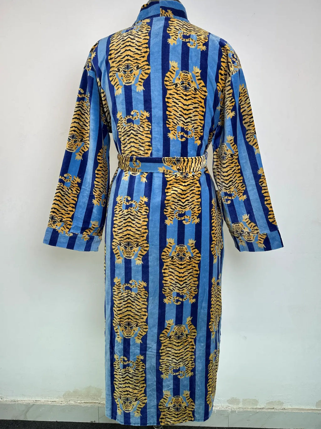 Velvet Women Kimono Robe | Boho Dressing Gown Reversible With Lining | Womens Clothing Bridal Robe Spa Gift For Her, Smoking Jacket For Her