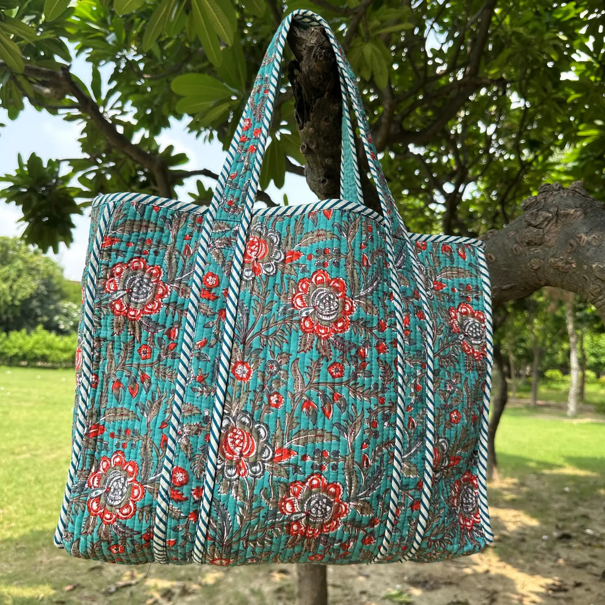 Personalised Tote Bag | Cotton Quilted Weekender Bag Strap, Bridesmaid Proposal Shoulder Bag, Bridesmaid Gift For Her, Travel Accessories