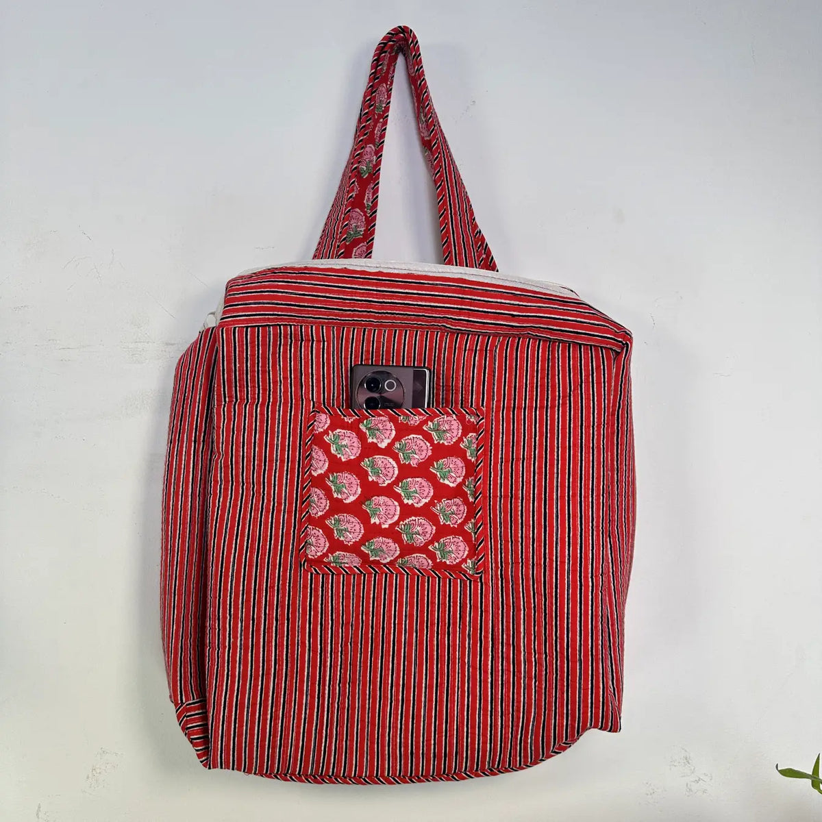 Personalised Tote Bag | Cotton Quilted Weekender Bag Strap, Travel Accessories, Bridesmaid Proposal Shoulder Bag, Bridesmaid Gift For Her