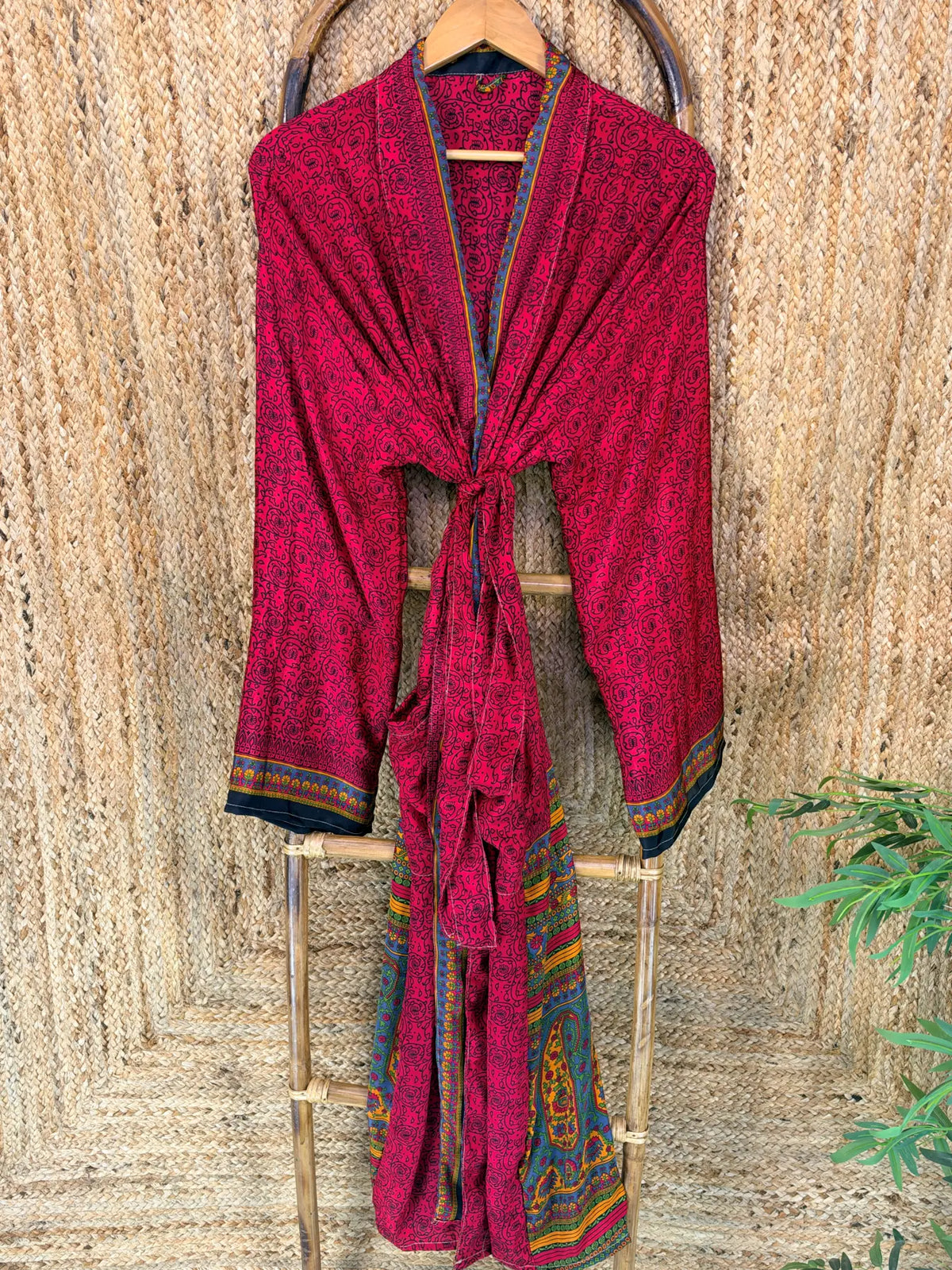Silky Soft Mens Kimono Robe | Masculine Elegant Classic Sustainable Vintage House Robe gift, Timeless Comfy Lounge Beach Cover Up, Nightwear