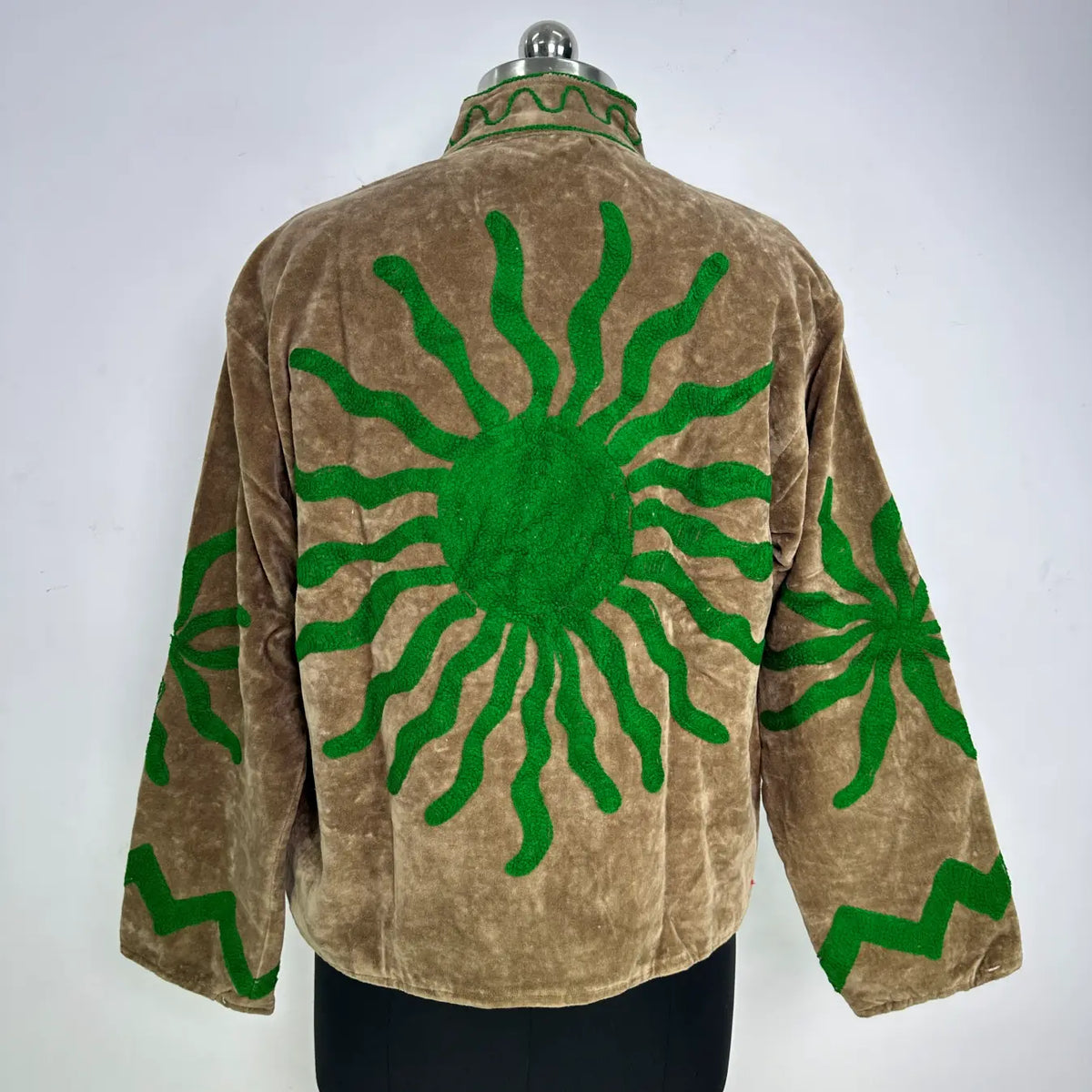 Women's Suzani embroidered Velvet Jacket