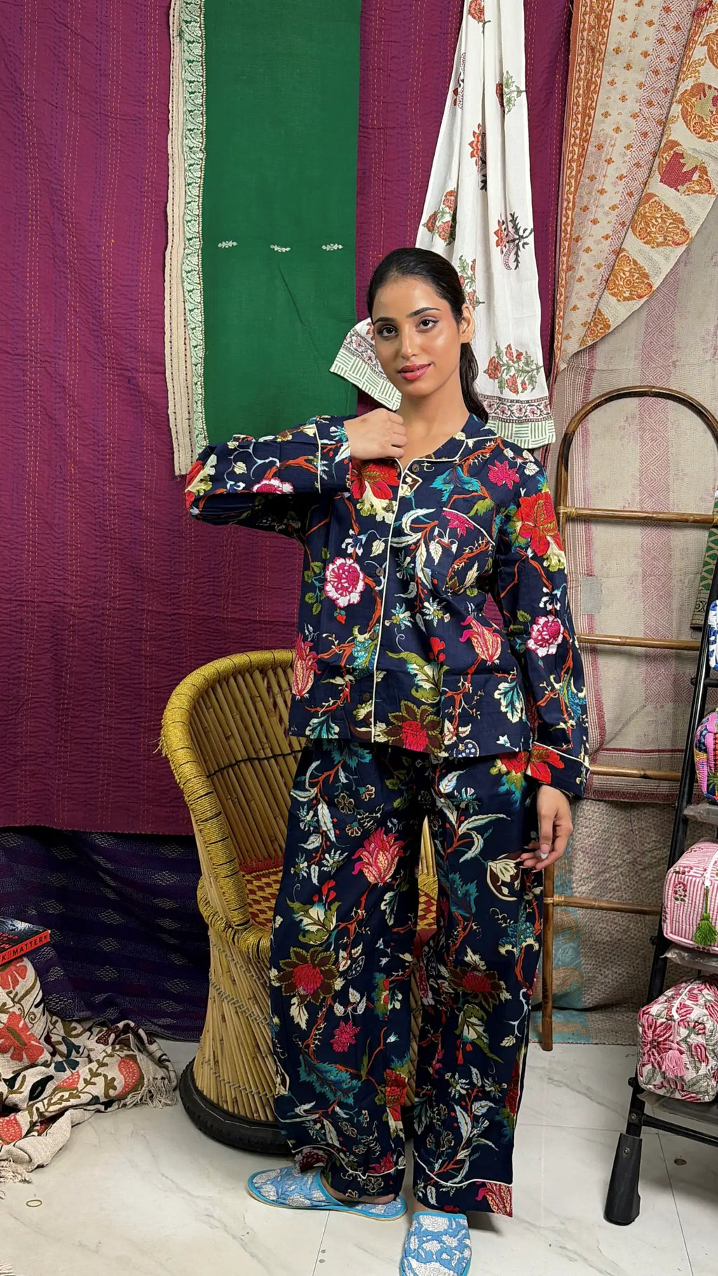 Women's Cotton Pajama Set