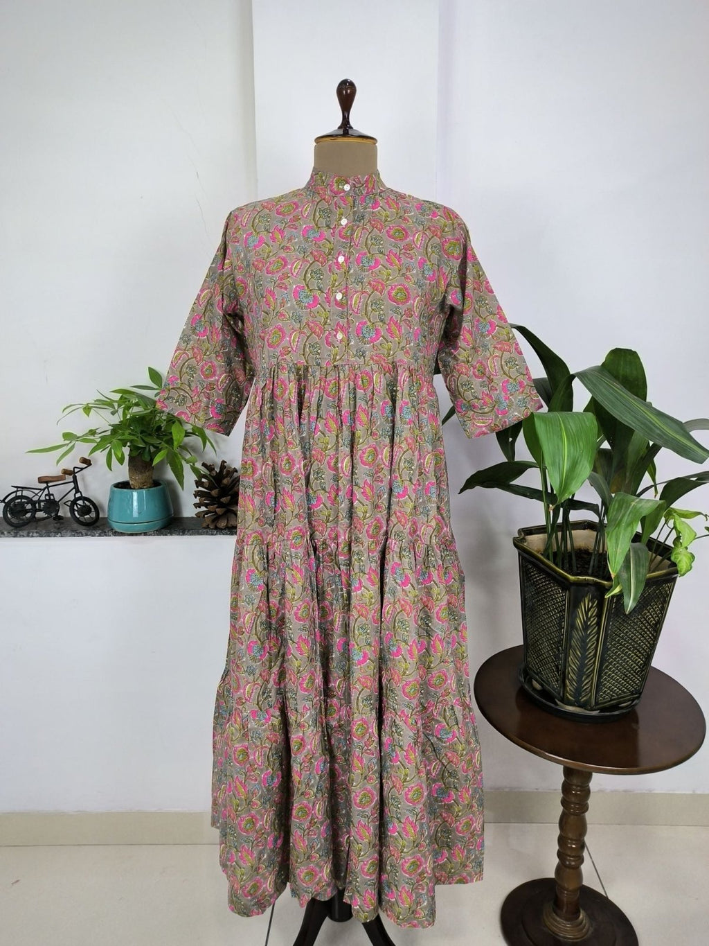 block-printed Cotton Summer Dress