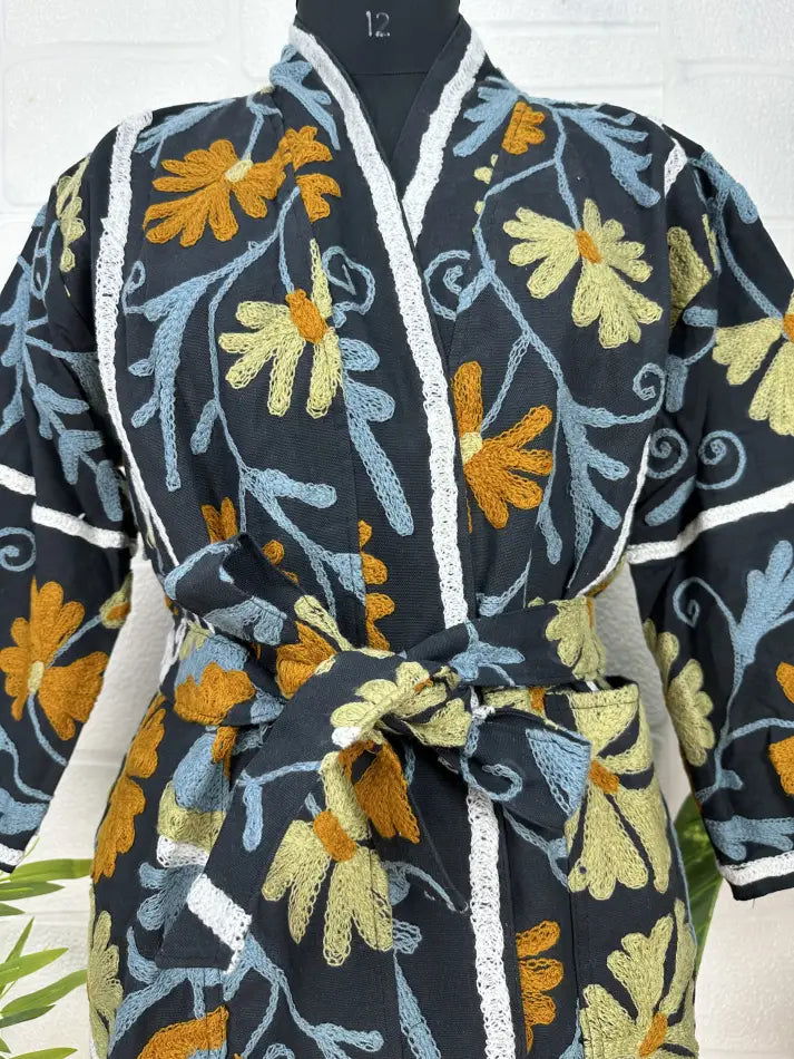 Women's Suzani embroidered Jacket in floral