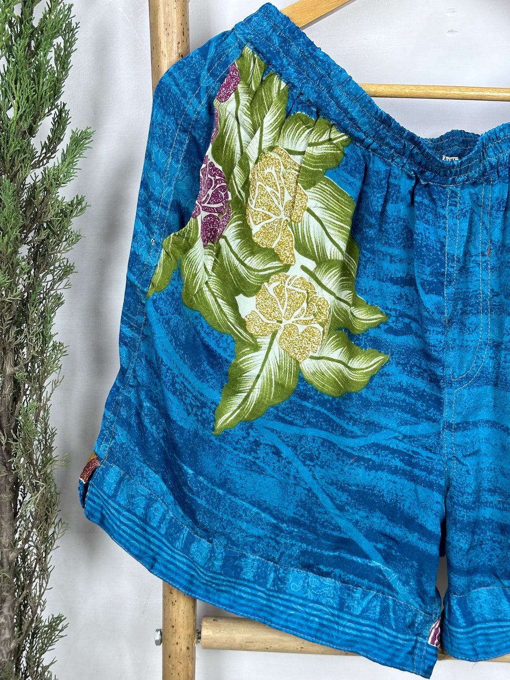 Men's Silk Blend Long Boxer Shorts