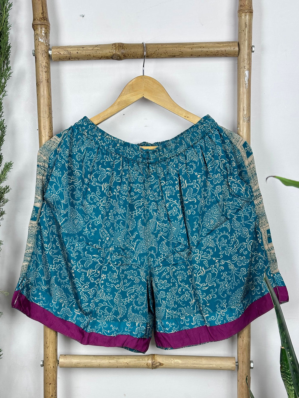 Men's Silk Blend Long Boxer Shorts